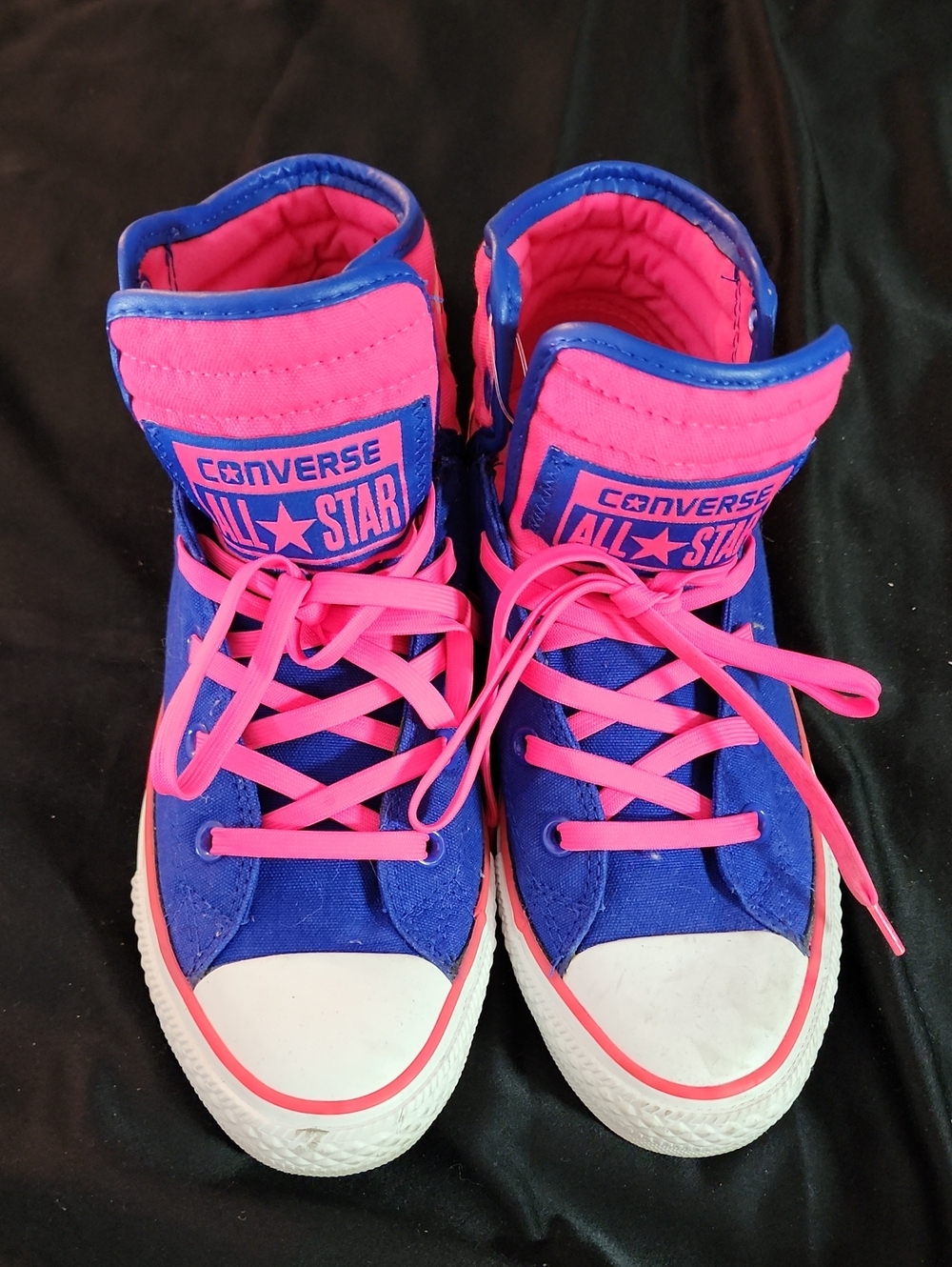 Converse  High-Top Sneakers in Blue and Pink Sz. 6.5